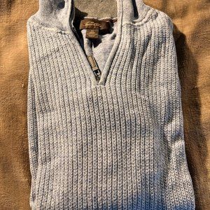 Cotton Quarter Zip Sweater